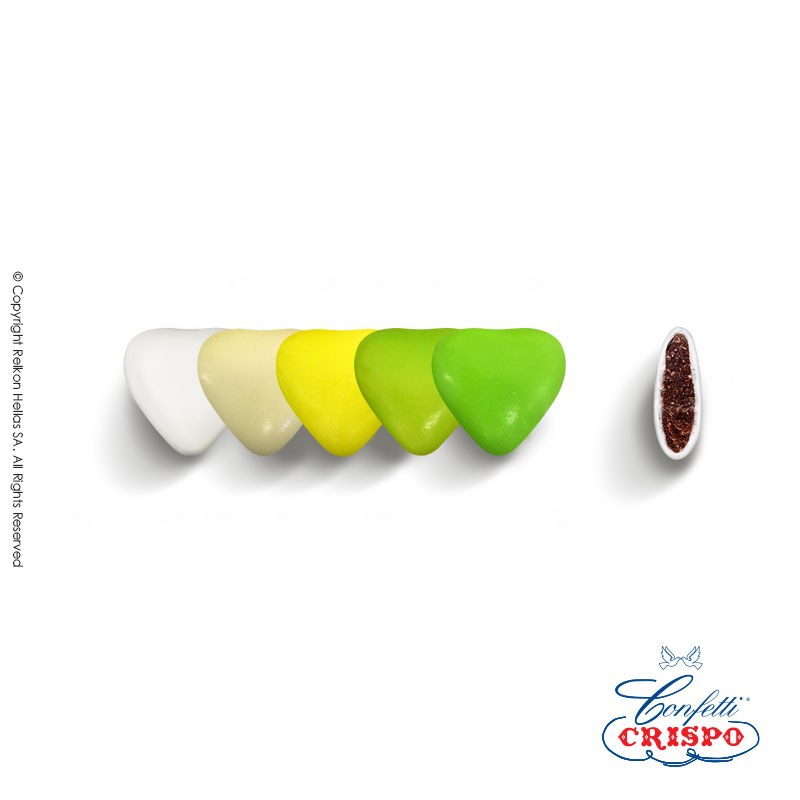 Mini Choco Καρδιές Green