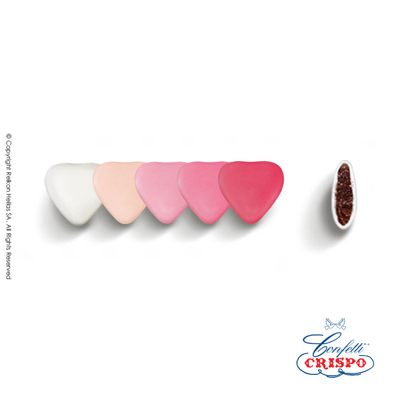 Mini Choco Καρδιές Pink