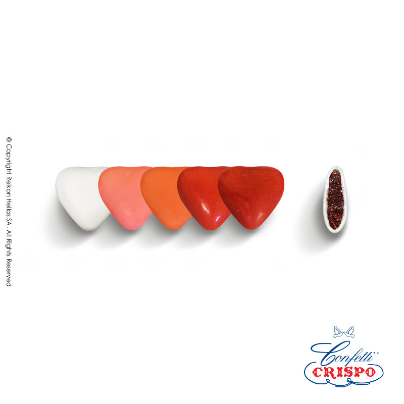 Mini Choco Καρδιές Red